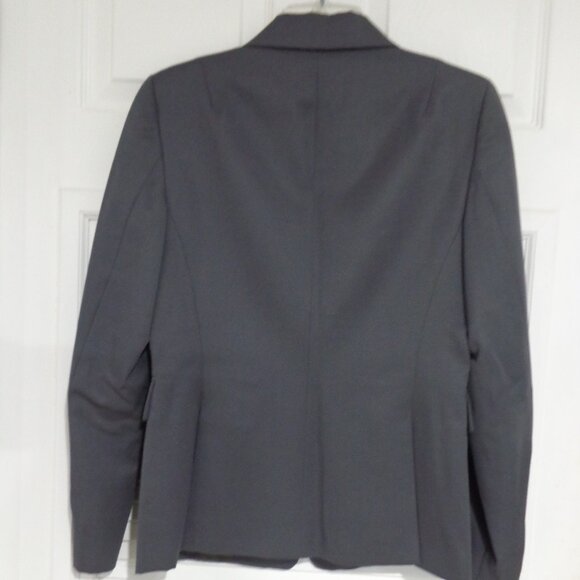 J. Crew Women's Gray 100% Wool 3 Button Front Blazer Size 8‎ - Picture 2 of 7